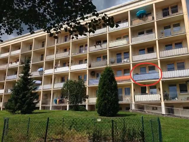 Balkon markiert